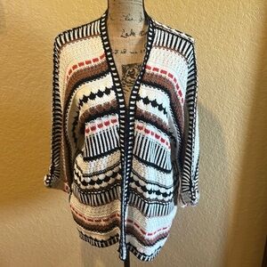Staccato open front, boho cardigan, size L, like new | offer in description